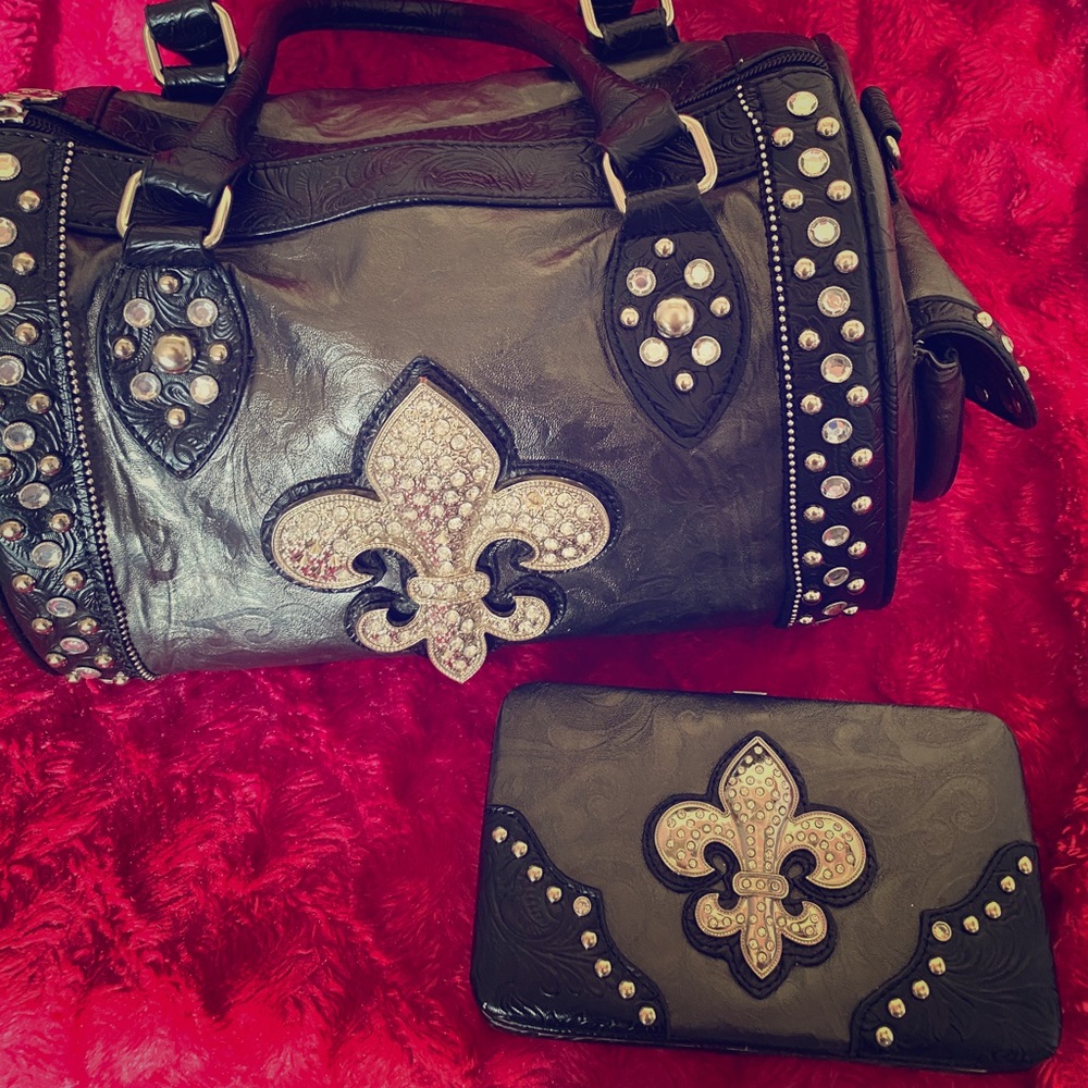 Purse with matching wallet